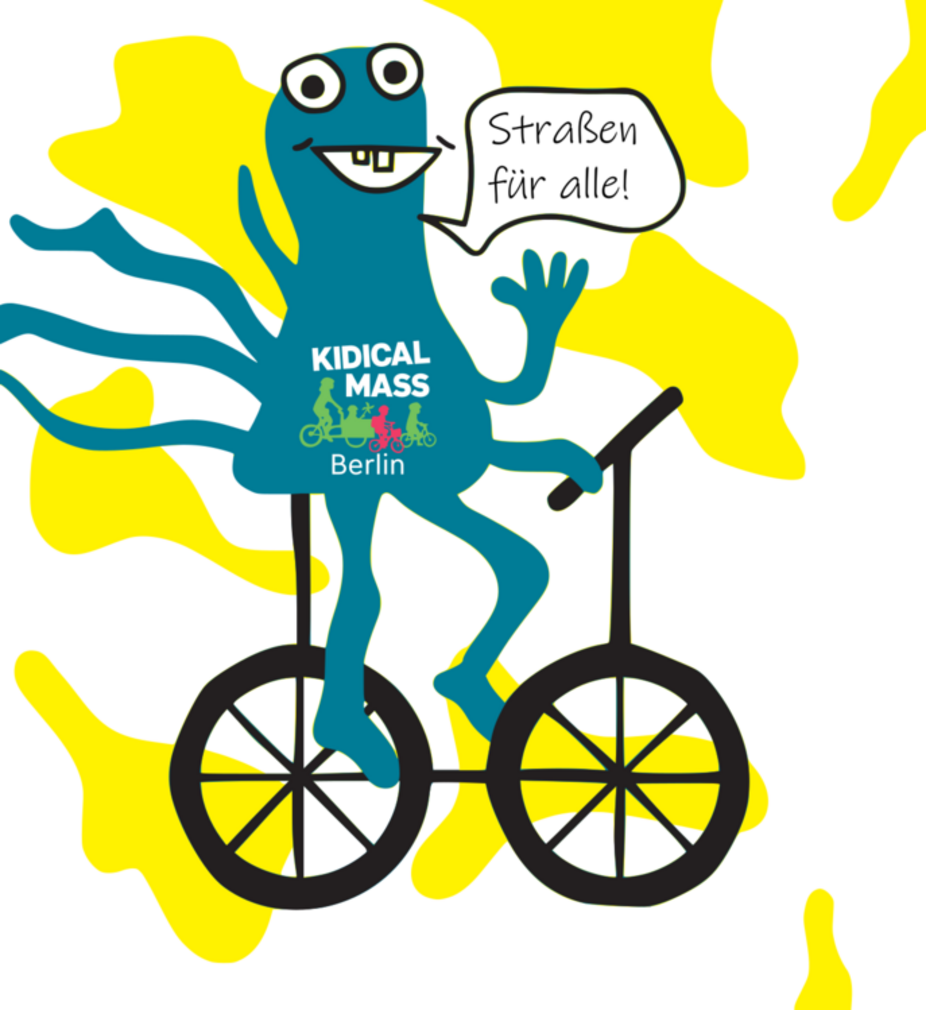 Sticker Froktopus: Straßen für alle!