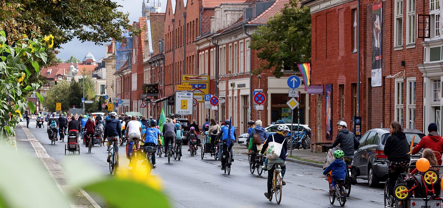 Kidical Mass in Potsdam am 18. September 2021