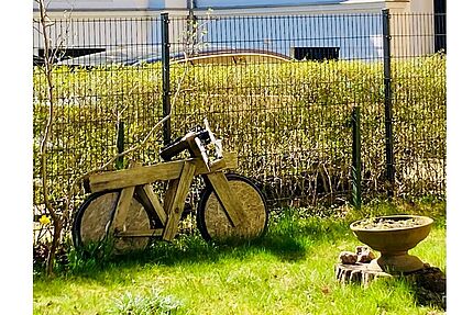 Nachhaltiges Holzrad Rostock