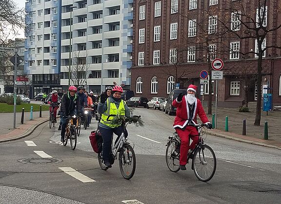 Nikolausradeln in Bremerhaven