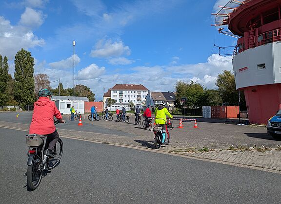 Pedelectrainng des ADFC Bremerhaven