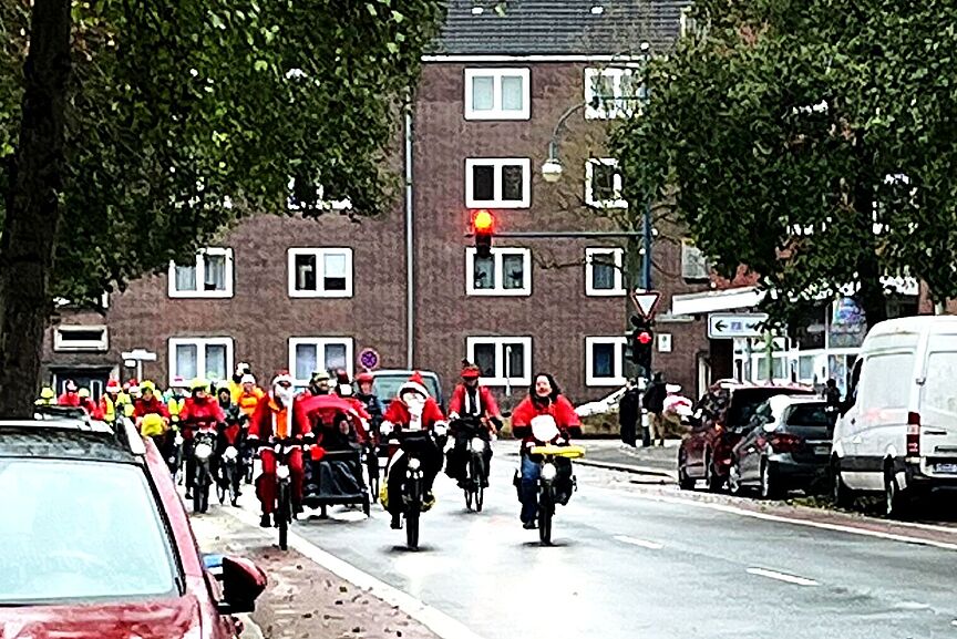 5. Nikolausradeln in Bremerhaven 5. Nikolausradeln in Bremerhaven