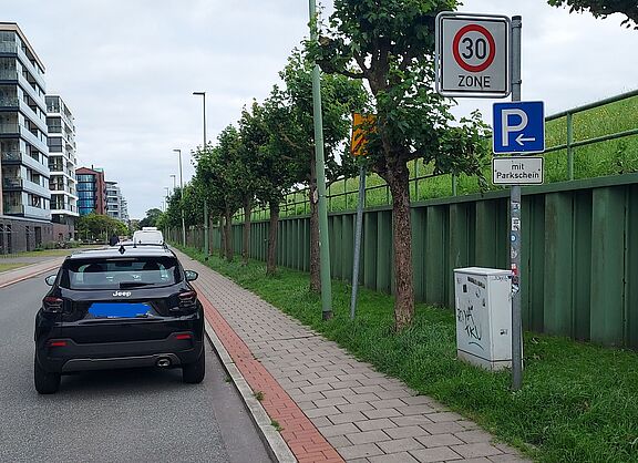 Beschilderung Radverkehrsumleitung in der Lohmannstraße - ein Suchspiel