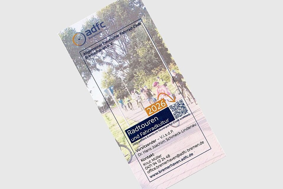 Tourenflyer ADFC Bremerhaven 2026 Tourenflyer ADFC Bremerhaven 2026