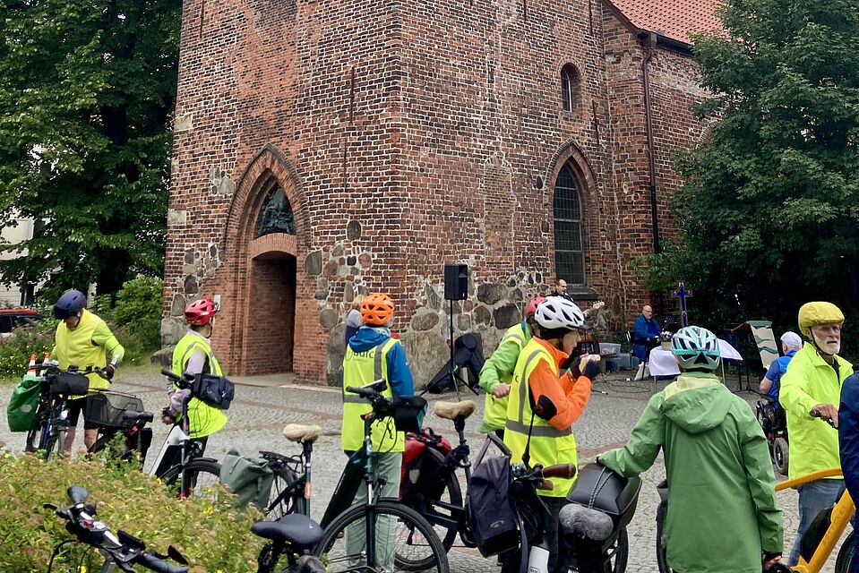 Vor der Marienkirche Vor der Marienkirche