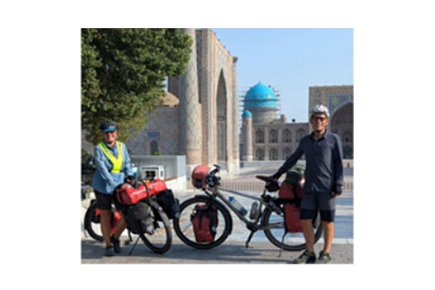 Sabine und Uwe Wüppermann auf ihrer Radreise Sabine und Uwe Wüppermann auf ihrer Radreise