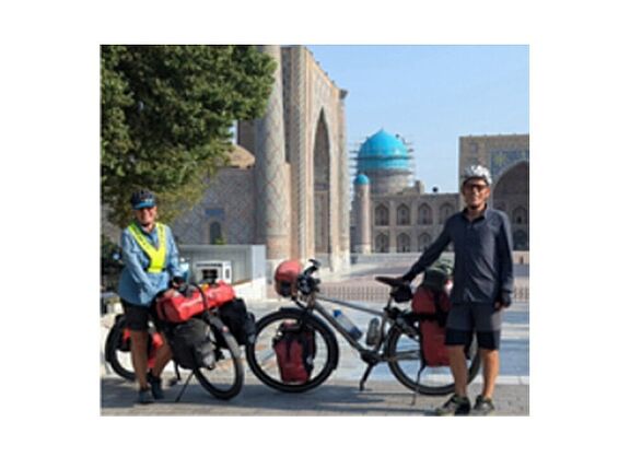 Sabine und Uwe Wüppermann auf ihrer Radreise