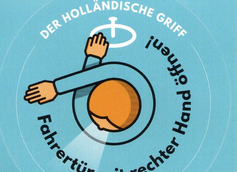 Aufkleber "Holländischer Griff" Aufkleber "Holländischer Griff"