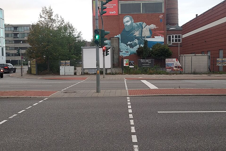 Hein Mück kommt rüber, aber der Radverkehr nicht. Hein Mück kommt rüber, aber der Radverkehr nicht.